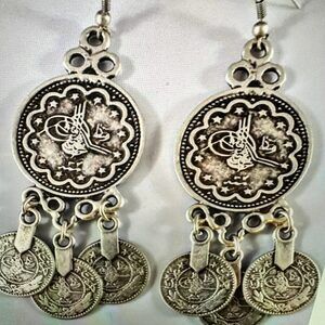 Vintage-Inspired Boho Coin Dangle Earrings in Gift-Ready Box